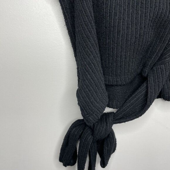 MADEWELL Knit Tank Top Womens Large Black Tie Wrap Sleeveless Cotton Blend J4453 - Picture 10 of 14